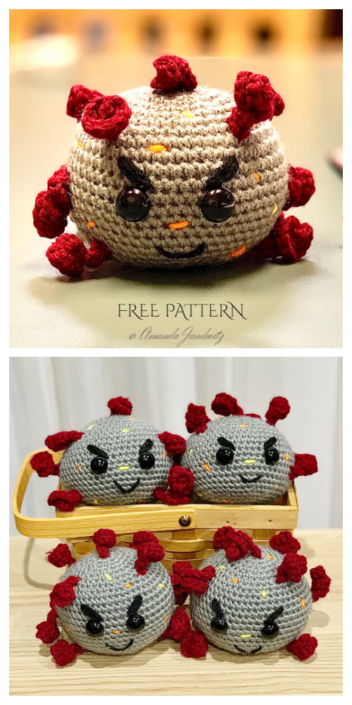 Crochet Coronavirus Amigurumi Free Patterns 