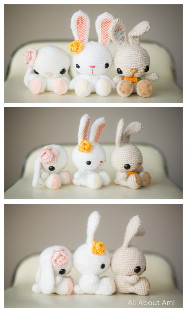Crochet Spring Bunny Amigurumi Free Patterns 