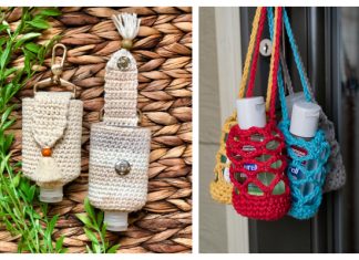 Hand Sanitizer Holder Free Crochet Patterns Hand Sanitizer Holder Free Crochet Patterns