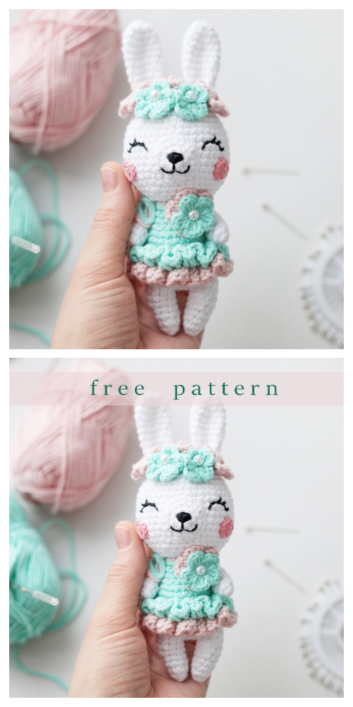 Amigurumi Spring Bunny Free Crochet Patterns
