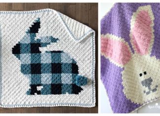 C2C Bunny Blanket Free Crochet Patterns C2C Bunny Blanket Free Crochet Patterns