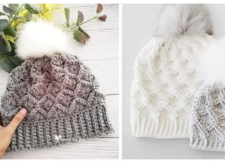 Diamond Cable Hat Free Crochet Patterns Diamond Cable Hat Free Crochet Patterns