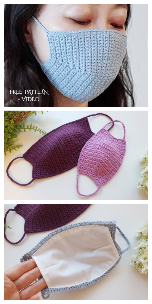 Face Mask Free Crochet Patterns Video DIY Magazine