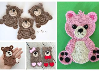 Teddy Bear Applique Free Crochet Patterns & Paid Teddy Bear Applique Free Crochet Patterns & Paid