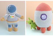 Amigurumi Astronaut Doll Crochet Pattern Amigurumi Astronaut Rocket Ship Free Crochet Pattern