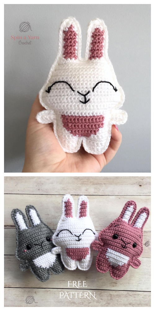Amigurumi Easter Pocket Bunny Free Crochet Patterns