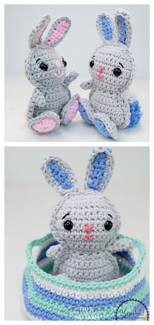Amigurumi Easter Bunny Rabbit Free Crochet Patterns