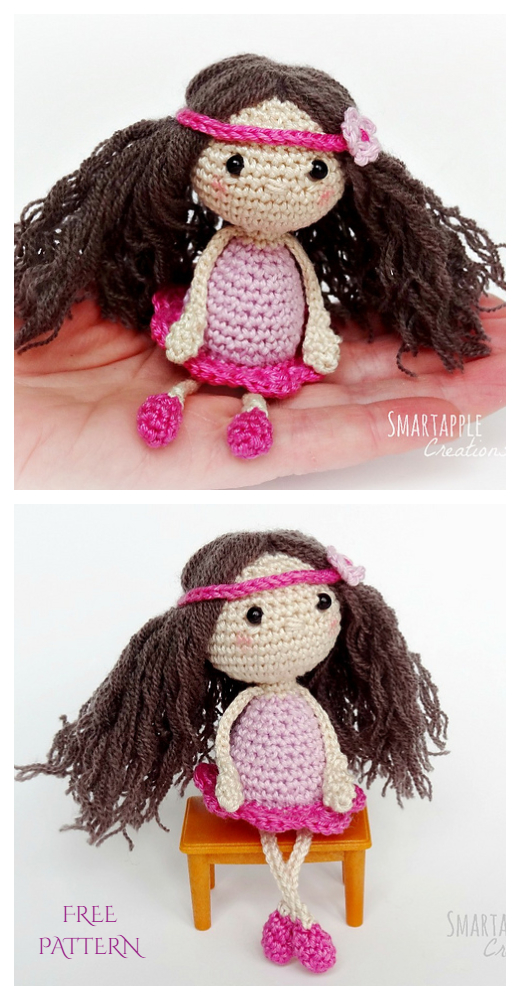 Amigurumi little Fairy Doll Free Crochet Patterns