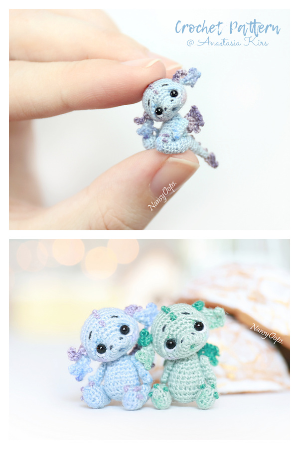 Amigurumi Miniature Animals Dragon Crochet Patterns