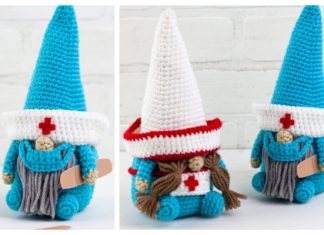 Amigurumi Nurse & Doctor Gnome Free Crochet Pattern Amigurumi Nurse & Doctor Gnome Free Crochet Pattern