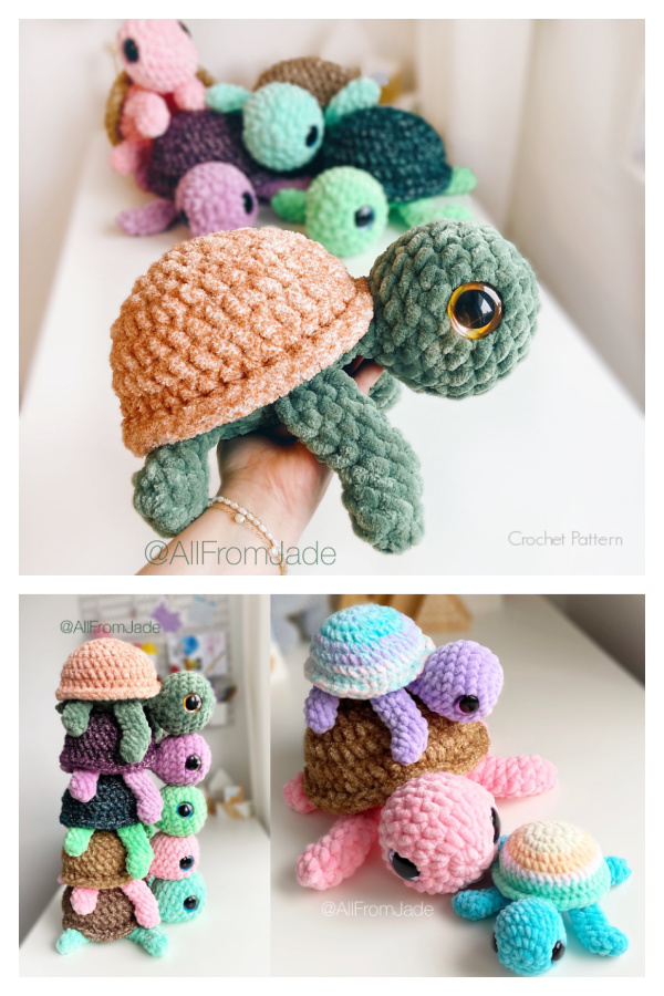 Amigurumi Tiana the Tiny Sea Turtle Crochet Pattern