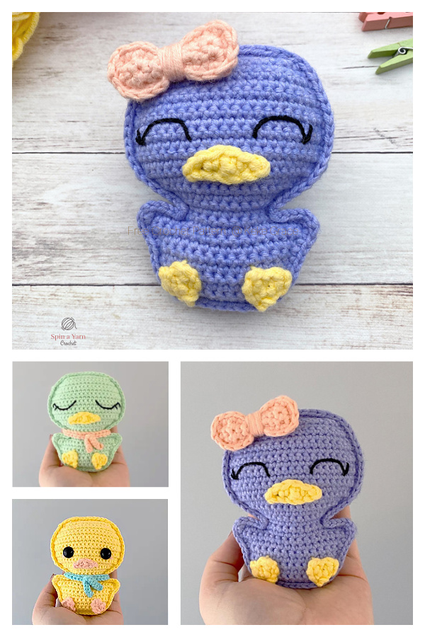Amigurumi Pocket Duck Free Crochet Patterns