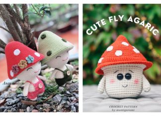 Crochet Mushroom Doll Amigurumi Free Patterns + Video Crochet Mushroom Doll Amigurumi Free Patterns + Video