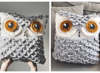 Owl Pillow Free Crochet Pattern & Paid Owl Pillow Free Crochet Pattern & Paid