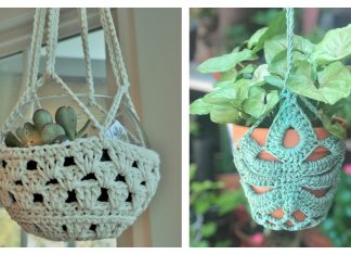 Planter Hanger Free Crochet Patterns Planter Hanger Free Crochet Patterns