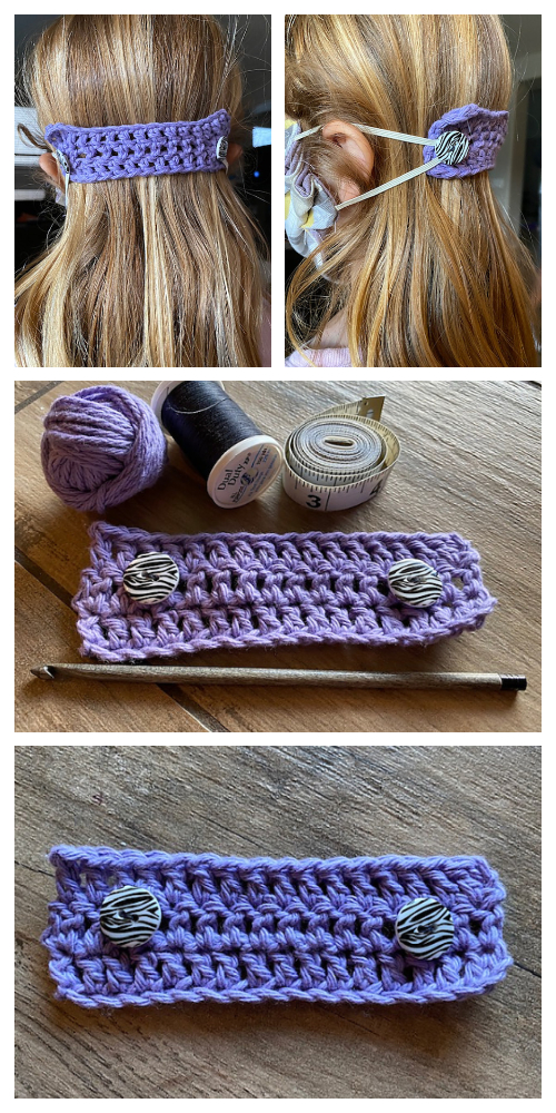 Quick Mask Mates/Ear Guard Free Crochet Patterns