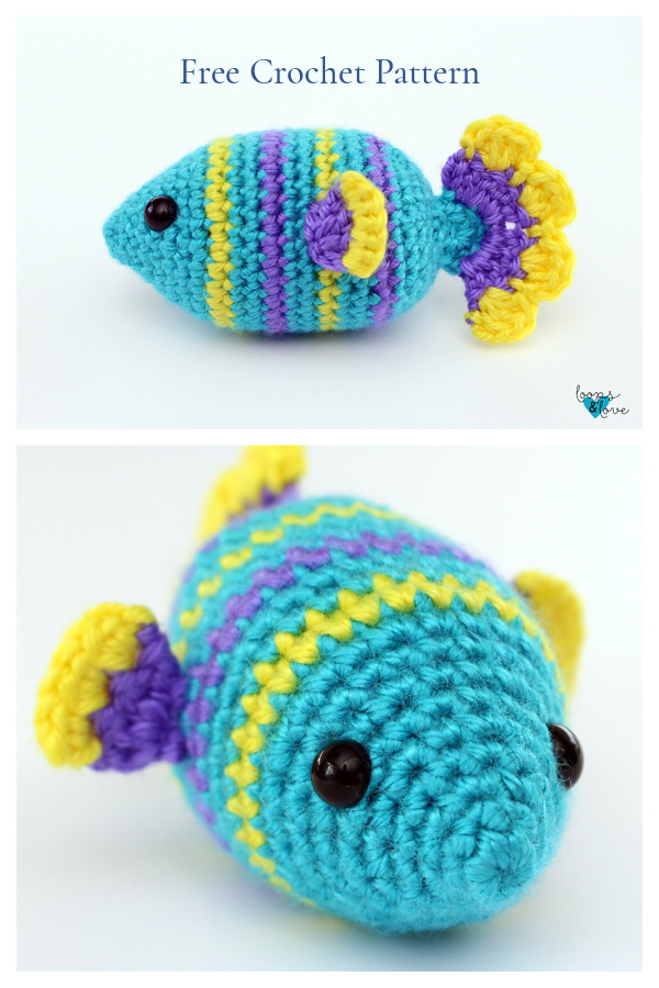  Crochet Fish Amigurumi Free Patterns