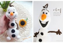 Amigurumi Olaf the Snowman Free Crochet Patterns Amigurumi Olaf the Snowman Free Crochet Patterns