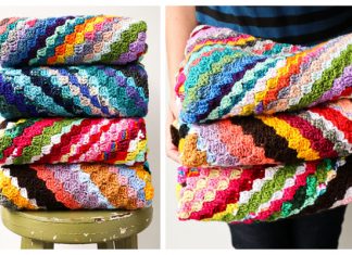 C2C Scrappy Blanket Free Crochet Pattern C2C Scrappy Blanket Free Crochet Pattern