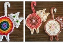 Cat Butt Coaster Free Crochet Patterns and Paid Cat Butt Coaster Free Crochet Patterns