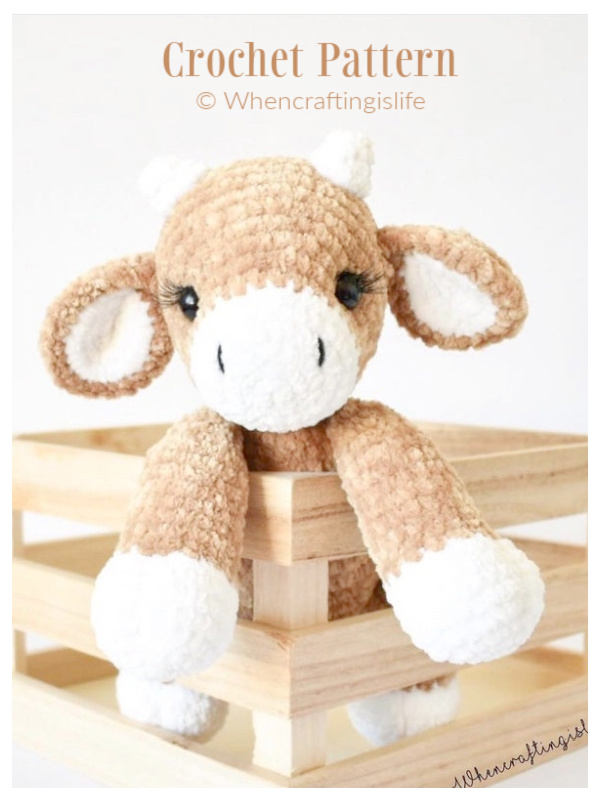 Crochet Colbie The Cow Amigurumi Patterns