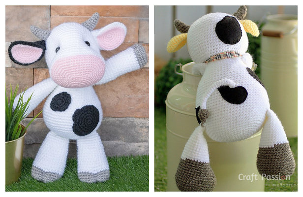 Crochet Cow Amigurumi Free Patterns