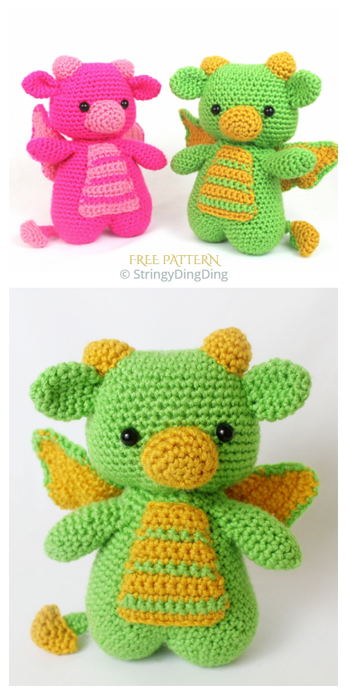 Crochet Dragon Amigurumi Free Patterns