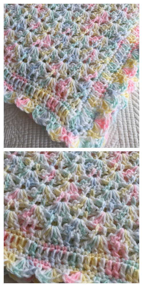 Easy Baby Blanket Free Crochet Pattern