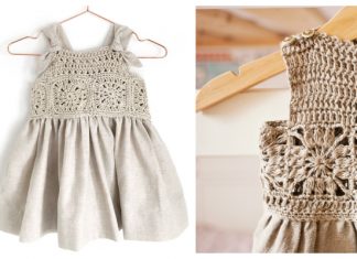 Granny Square Fabric Dress Yoke Free Crochet Patterns Granny Square Fabric Dress Yoke Free Crochet Patterns