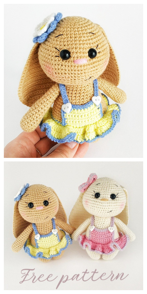 Amigurumi Bunny in Dress Free Crochet Patterns