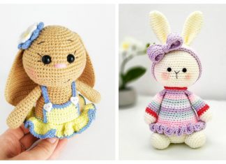 Amigurumi Bunny in Dress Free Crochet Patterns Amigurumi Bunny in Dress Free Crochet Patterns