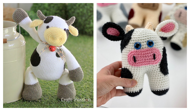 Crochet Cow Amigurumi Free Patterns