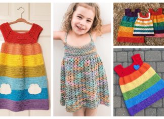 Rainbow Dress Free Crochet Patterns + Video Rainbow Dress Free Crochet Patterns + Video