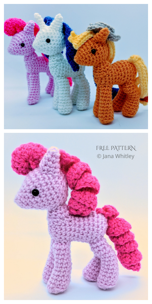 Amigurumi Little Pony Free Crochet Patterns