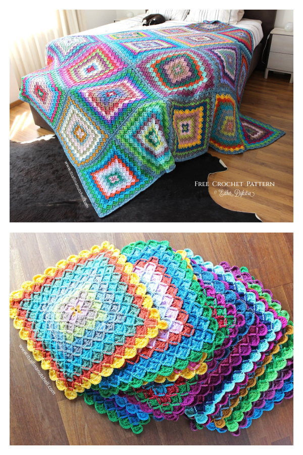 Bavarian Buster Blanket Free Crochet Patterns