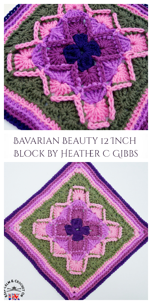 Bavarian Buster Blanket Free Crochet Patterns