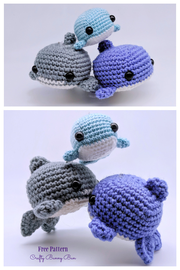 Crochet Little Whale Amigurumi Free Patterns