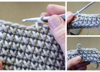 Cross Stitch Single Crochet Free Pattern + Video Cross Stitch Single Crochet Free Pattern + Video