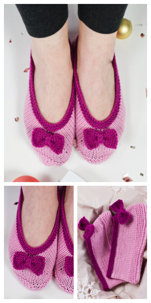 Knit Eve Slippers Free Knitting Pattern