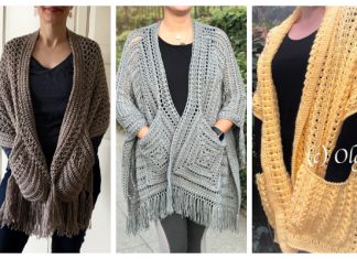 16 Reader’s Pocket Wrap Shawl Free Crochet Patterns & Paid Pocket Wrap Shawl Free Crochet Patterns & Paid