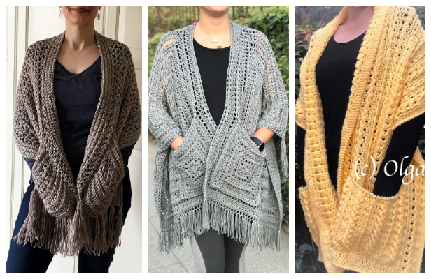 Criss Cross Wrap Sweater Vest pattern by Naztazia