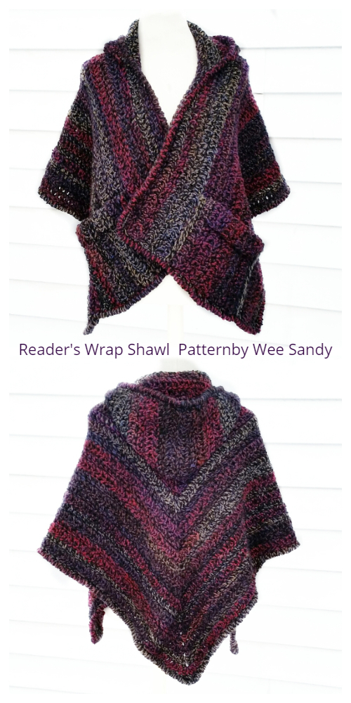 Reader's Wrap Shawl Crochet Patterns