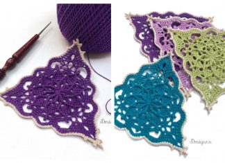 Wispweave Triangle Doily Free Crochet Pattern Wispweave Triangle Free Crochet Pattern