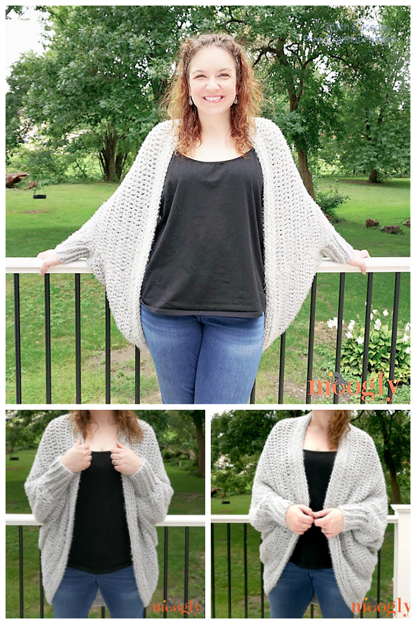 Summer Hygge Cocoon Cardigan Free Crochet Patterns