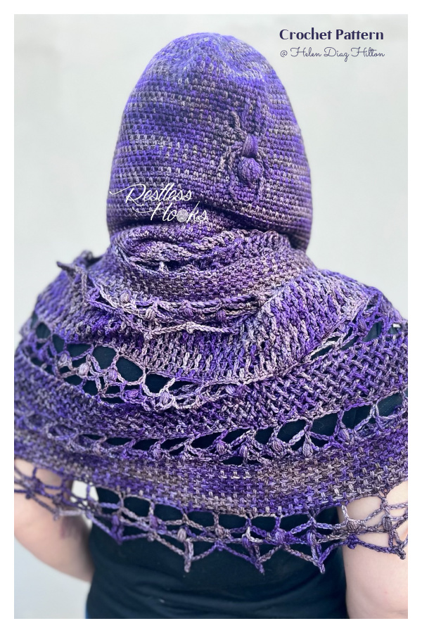 Weaver Hooded Cowl Crochet Pattern
