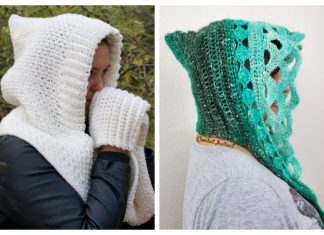 Cozy Hooded Scarf Free Crochet Patterns Hooded Scarf Free Crochet Patterns