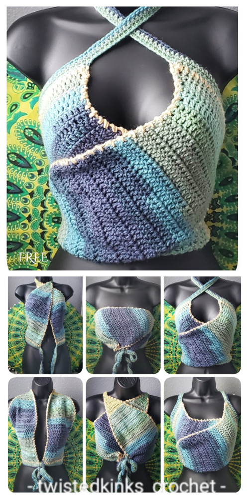 Convertible Summer Top Free Crochet Pattern