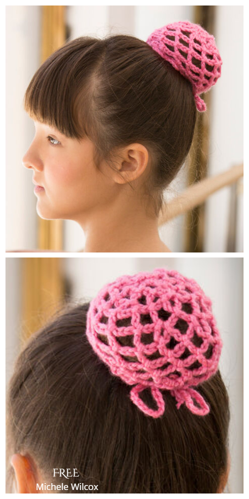Ballerina Bun Cover Free Crochet Patterns DIY Magazine