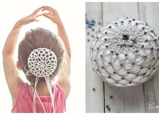 Ballerina Bun Cover Free Crochet Patterns Ballerina Bun Cover Free Crochet Patterns