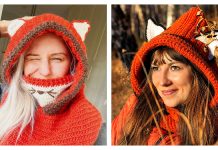 Hooded Fox Cowl Crochet Patterns FREE & Paid Hooded Fox Cowl Crochet Patterns Free and Paid